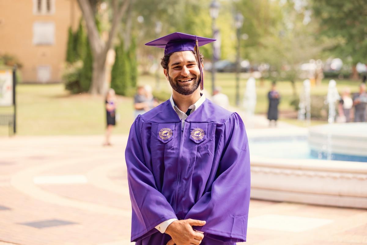 photograph of graduate in regalia